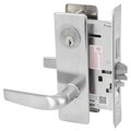 Corbin Russwin Apartment or Dormitory Mortise Lock, CS Lever, M Escutcheon, Satin Chrome ML2067 CSM 626